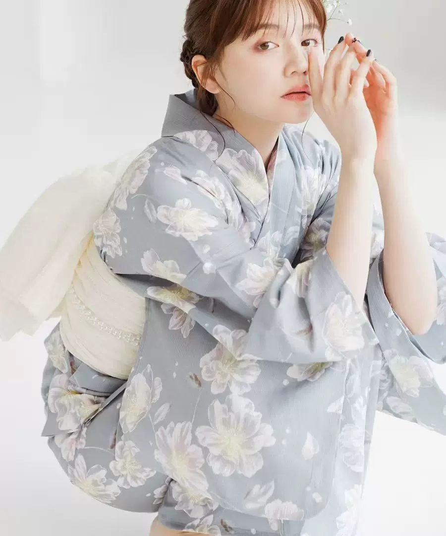 Formal Wear Japan Women - ชุดยูกาตะกิโมโนญี่ปุ่นแบบดั้งเดิมสำหรับผู้หญิง ผ้าฝ้ายแท้ 100% สไตล์ชุดทางการ เหมาะสำหรับการถ่ายภาพท่องเที่ยวในญี่ปุ่น รุ่น