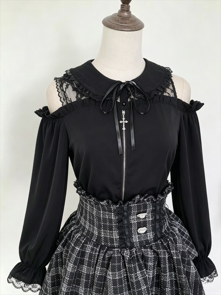Formal Wear Japan Women - เสื้อสตรีสไตล์ญี่ปุ่น คาวาอี้ โลลิต้า 2026 ฮาราจูกุ แต่งลูกไม้