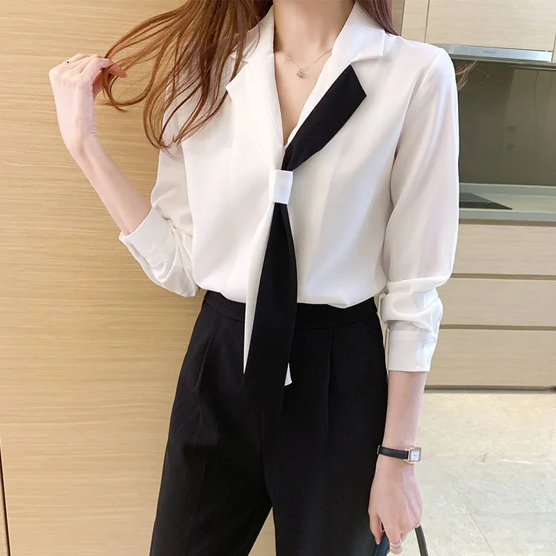 เสื้อเบลาส์ผู้หญิงแขนยาวชุดว่า - Women'S Formal Wear Blouse บทวิจารณ์และราคา