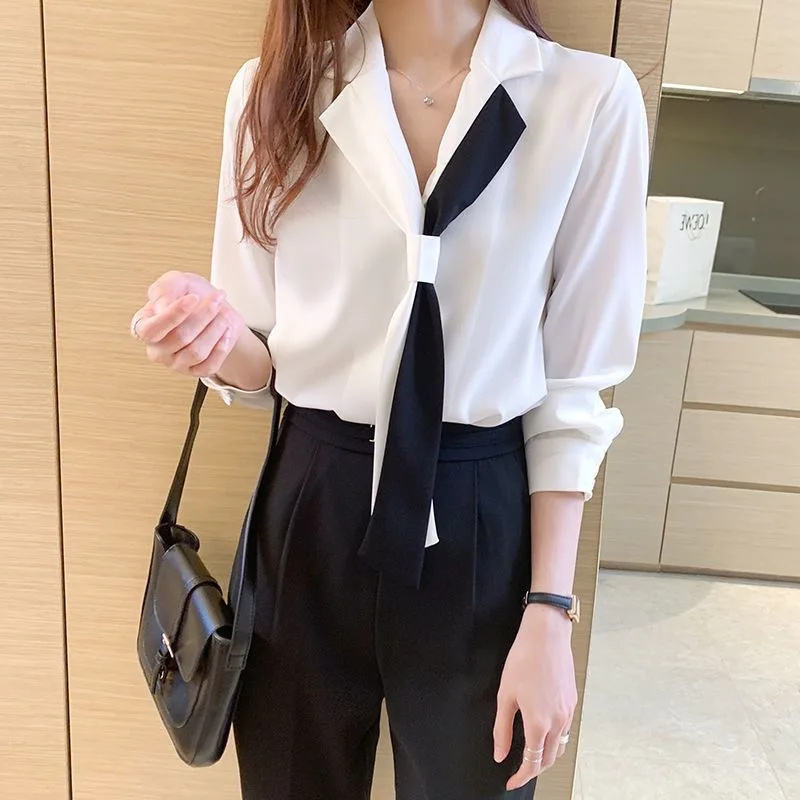 เสื้อเบลาส์ผู้หญิงแขนยาวชุดว่า - Women'S Formal Wear Blouse บทวิจารณ์และราคา