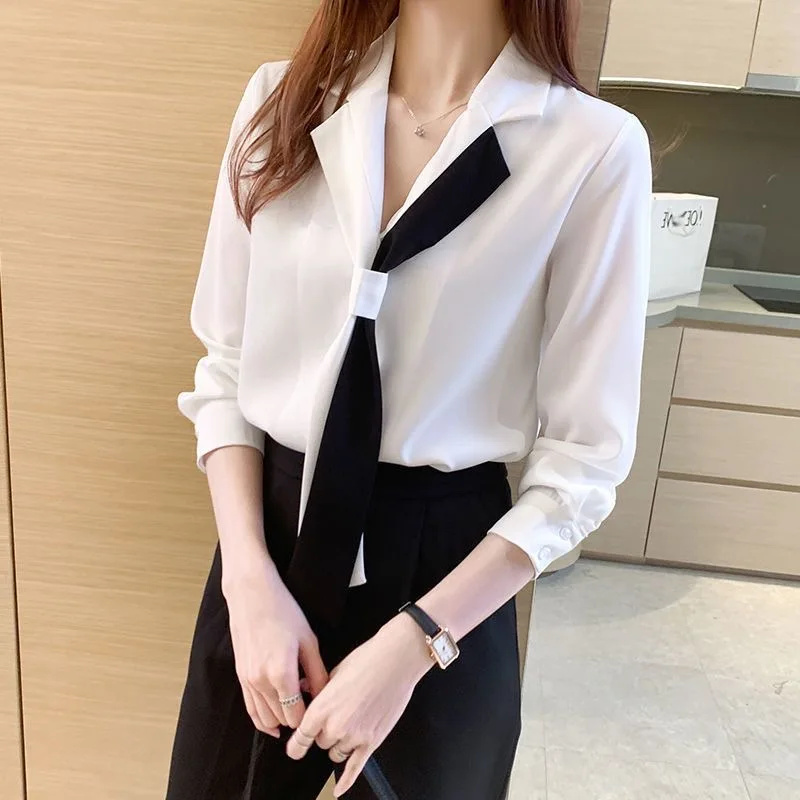 เสื้อเบลาส์ผู้หญิงแขนยาวชุดว่า - Women'S Formal Wear Blouse บทวิจารณ์และราคา