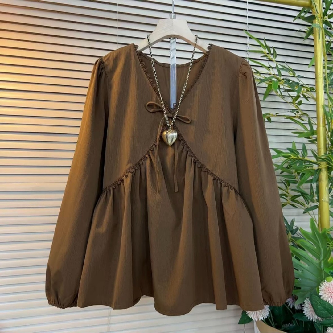 เสื้อผ้าสตรีขนาดบวก ฤดูใบไม้ผล - Women'S Formal Wear Blouse บทวิจารณ์และราคา