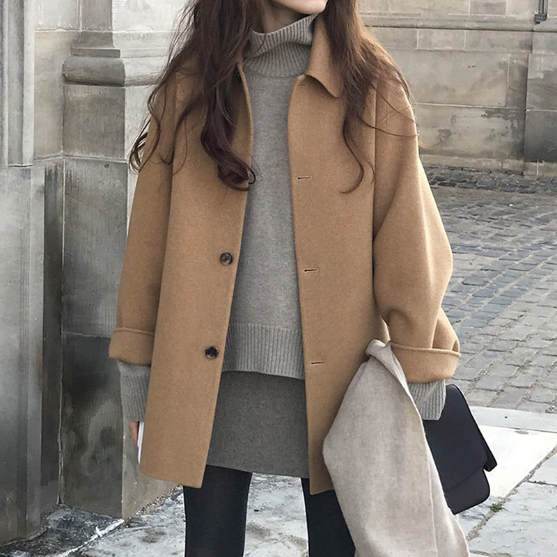 Zoki ฤดูใบไม้ร่วง Faux เสื้อขน - Tailored Coat Wool บทวิจารณ์และราคา