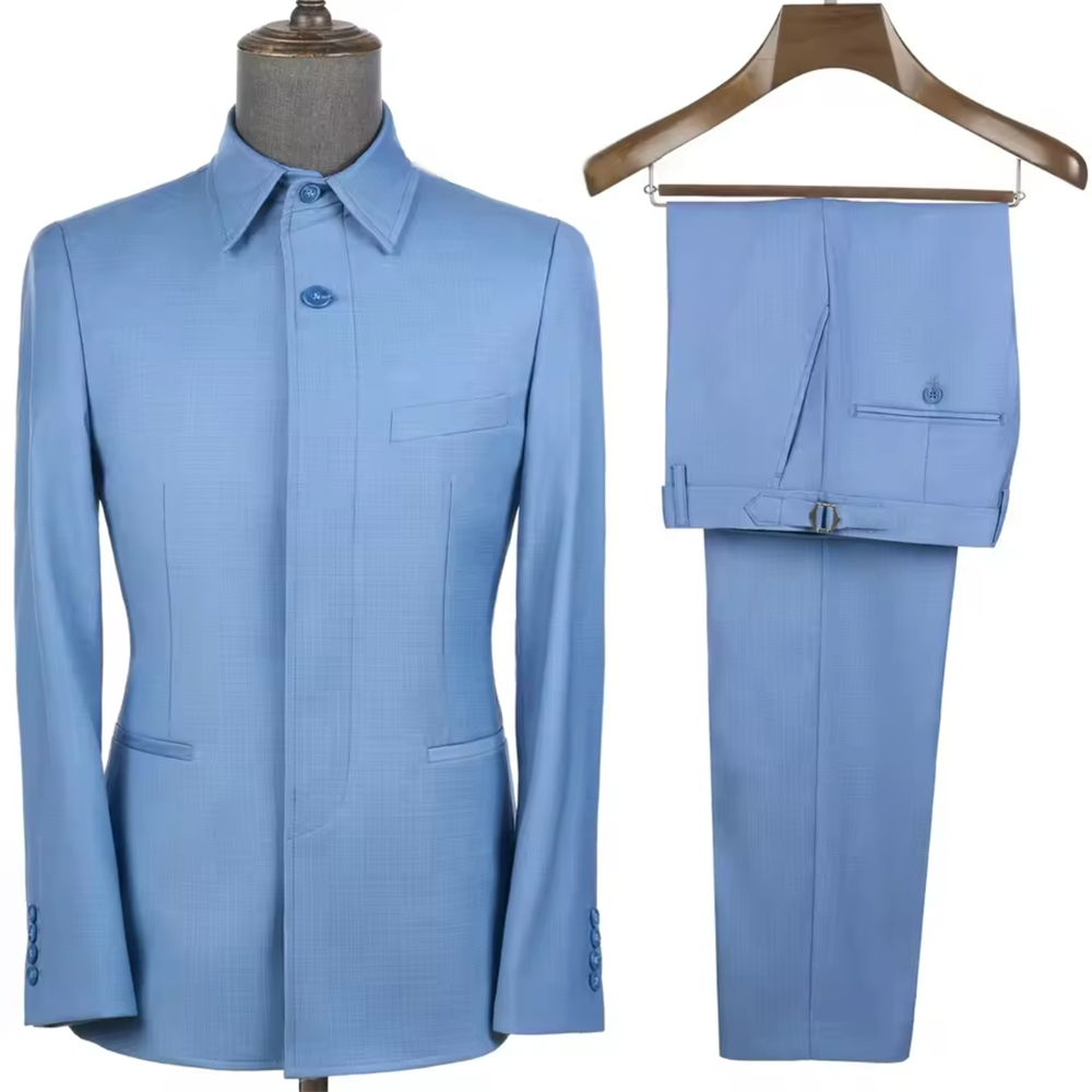 ชุดซาฟารีสั่งตัดสำหรับผู้ชาย 2 - Tailored Coat Wool บทวิจารณ์และราคา