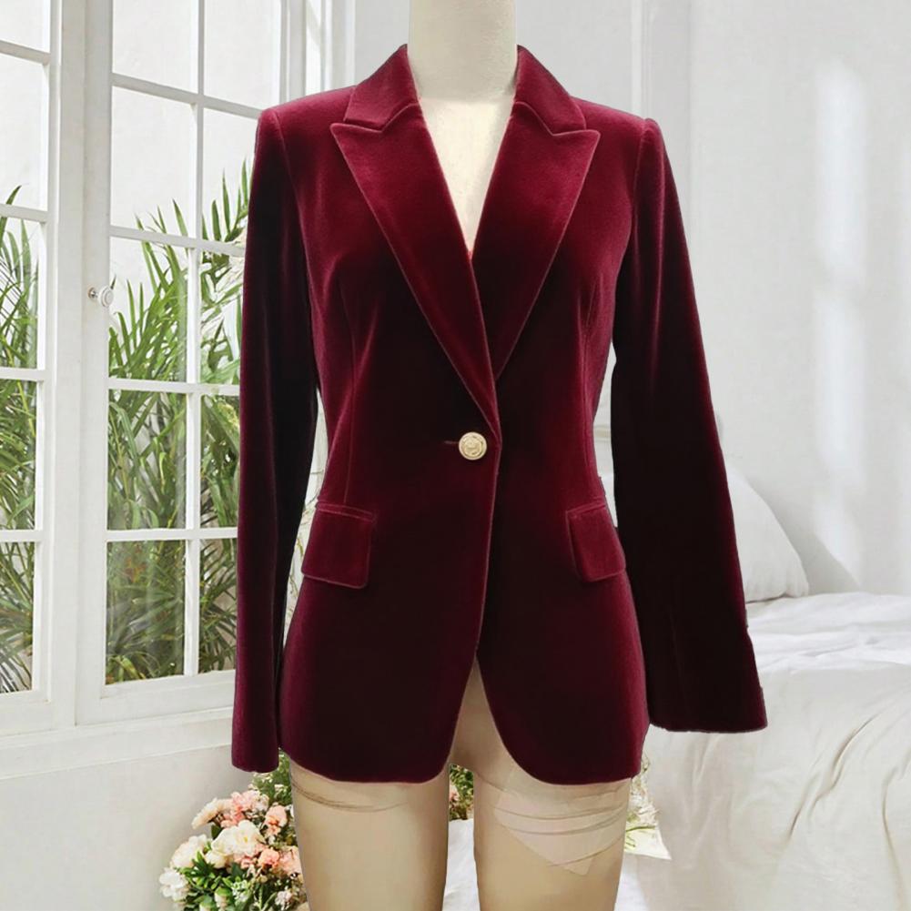 เสื้อเบลเซอร์กำมะหยี่ขนาดใหญ่ส - Women Formal Wear Blazers บทวิจารณ์และราคา