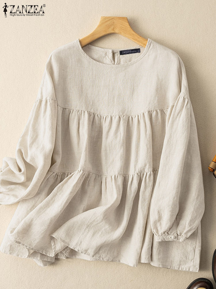 ZANZEA ฤดูร้อนผู้หญิงเสื้อผ้าฝ - Women'S Formal Wear Blouse บทวิจารณ์และราคา