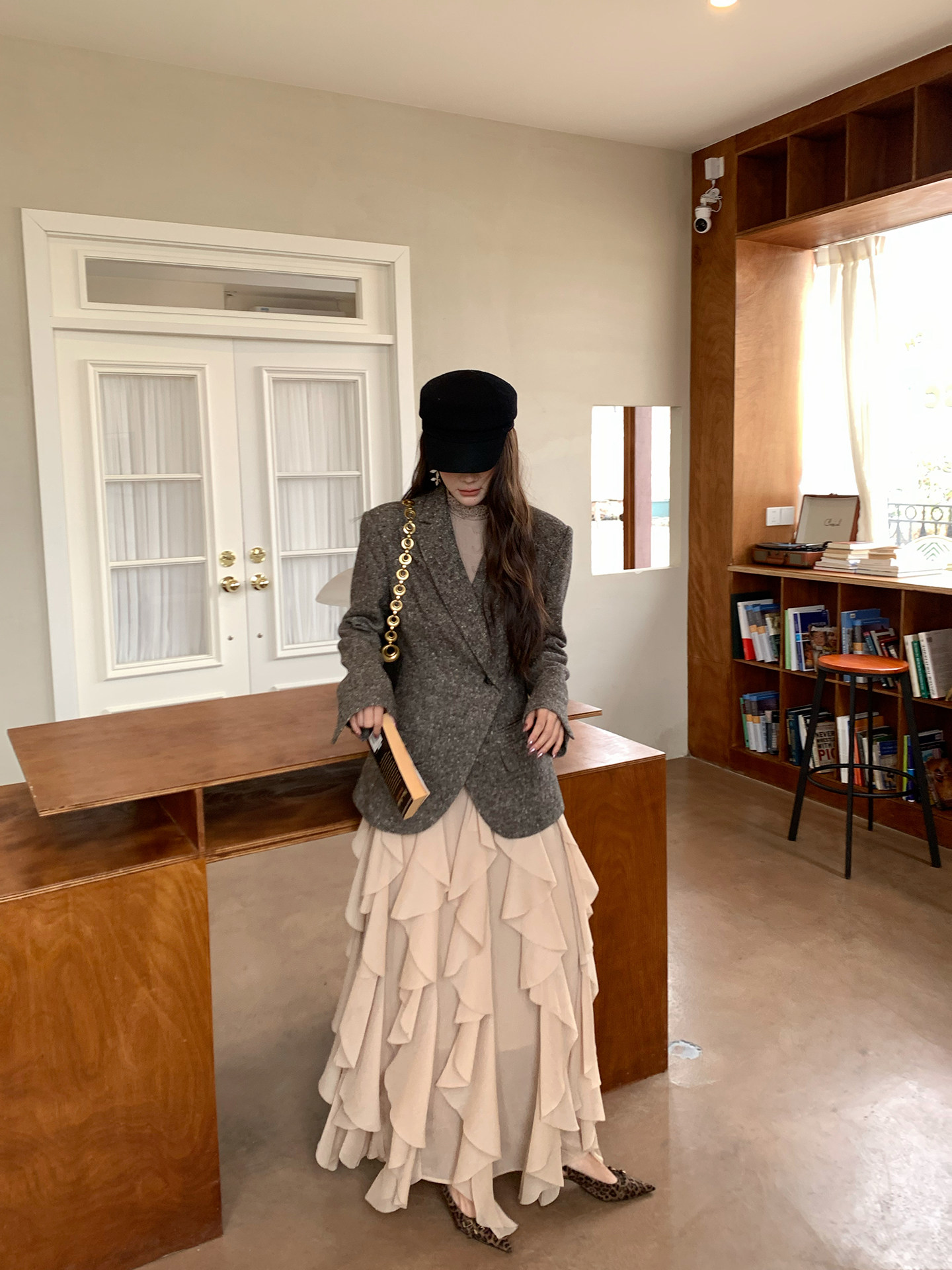 【MAR】เสื้อเบลเซอร์สีเทาสไตล์วิ - Tailored Coat Wool บทวิจารณ์และราคา