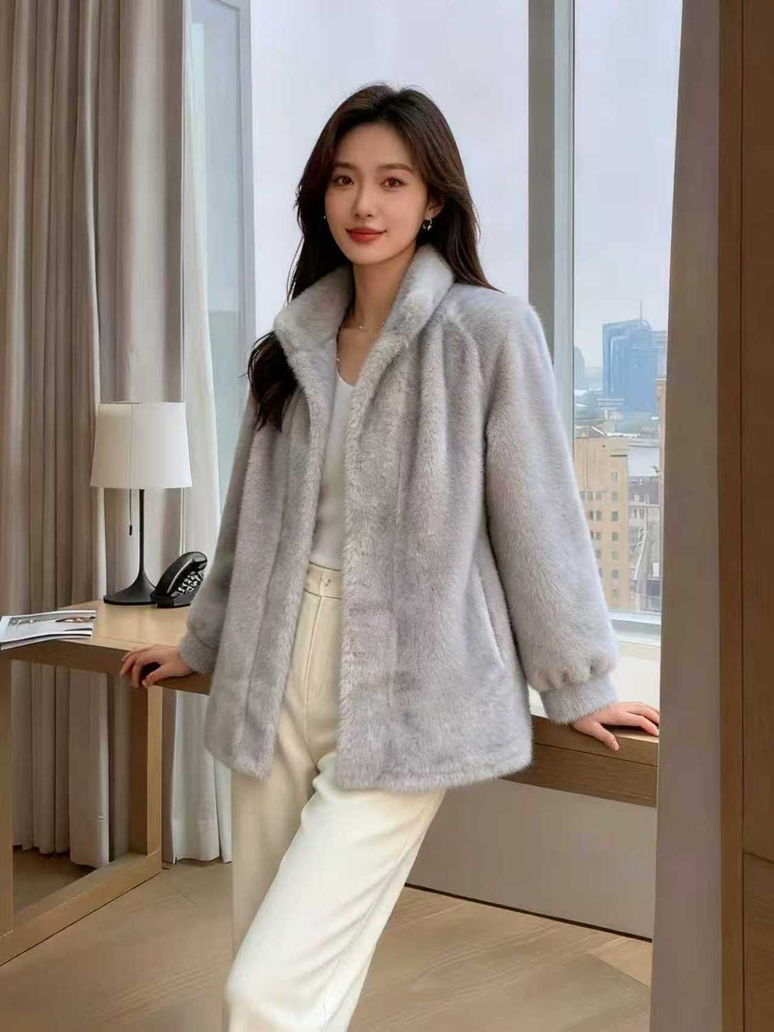 เสื้อโค้ทขนมิ้งค์เทียมสำหรับผู - Tailored Coat Wool บทวิจารณ์และราคา
