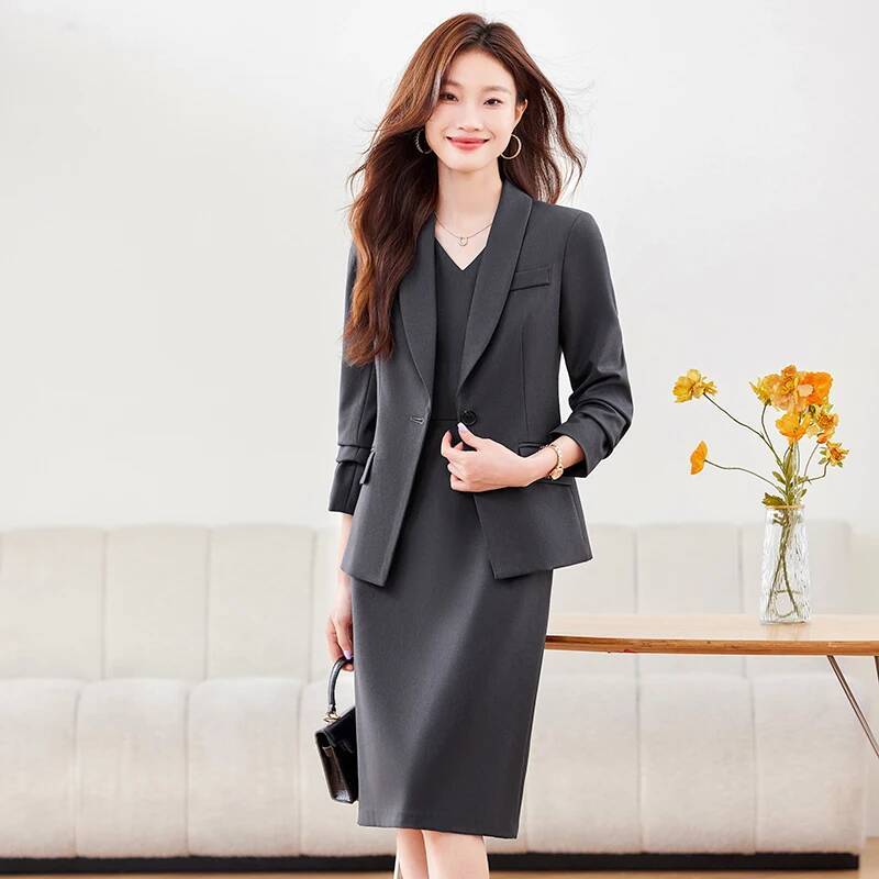 ชุดสูทผู้หญิงผ้าคุณภาพสูง พร้อ - Women Formal Wear Blazers บทวิจารณ์และราคา