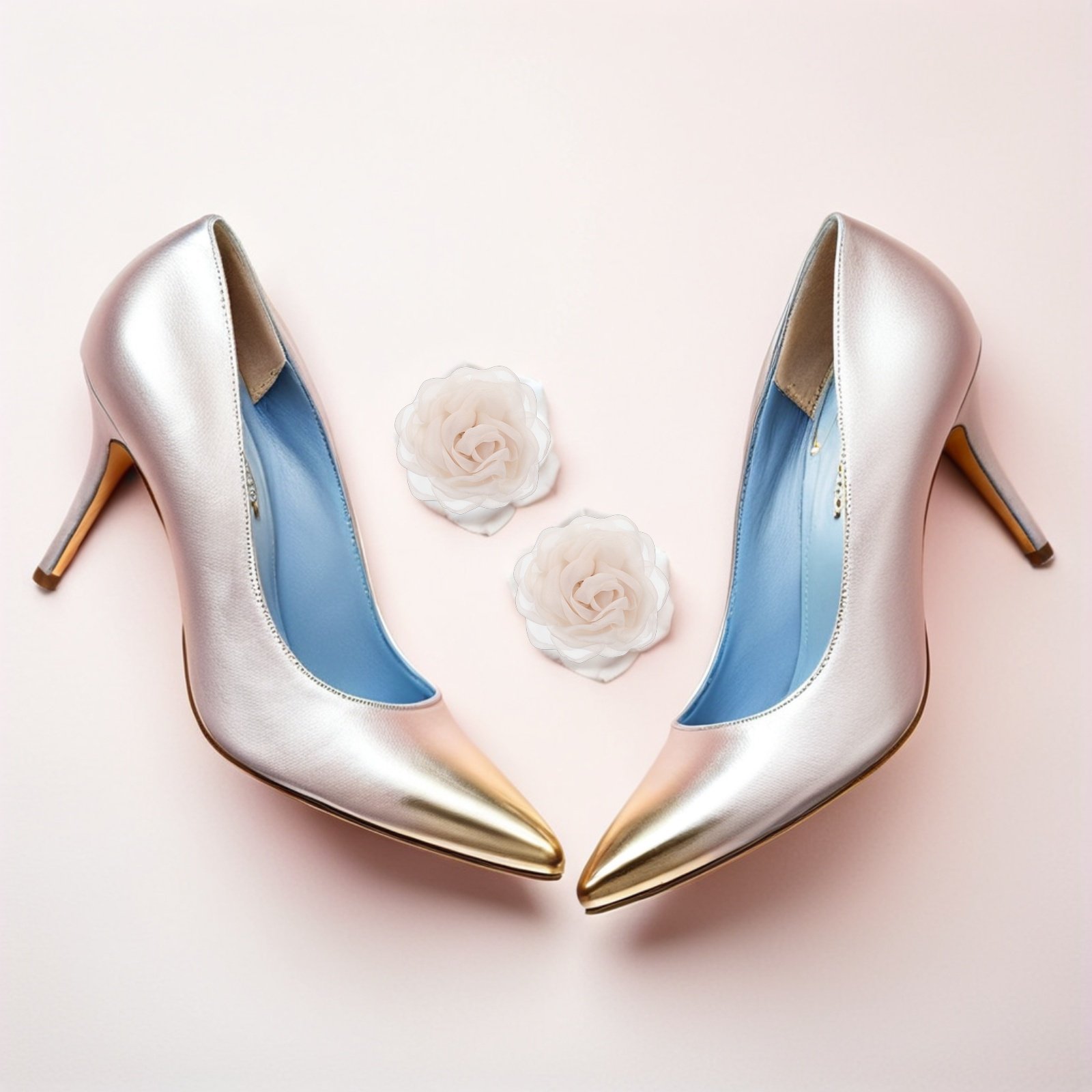 1 คู่ ตัวล็อครองเท้าแบบถอดได้  - Women Formal Wear With Shoes บทวิจารณ์และราคา