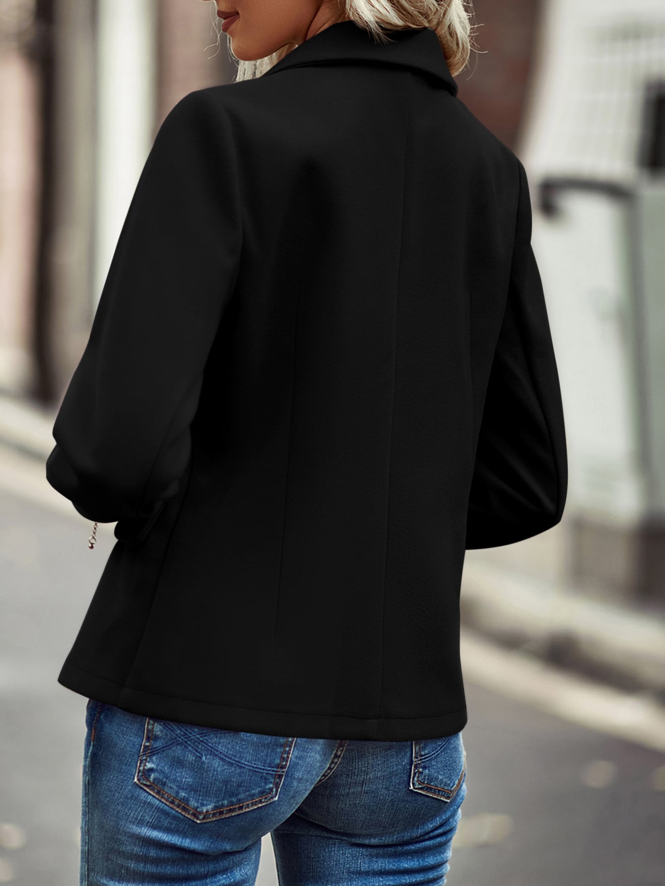 เสื้อเบลเซอร์สั้นผ้าผสมขนสัตว์ - Tailored Coat Wool บทวิจารณ์และราคา