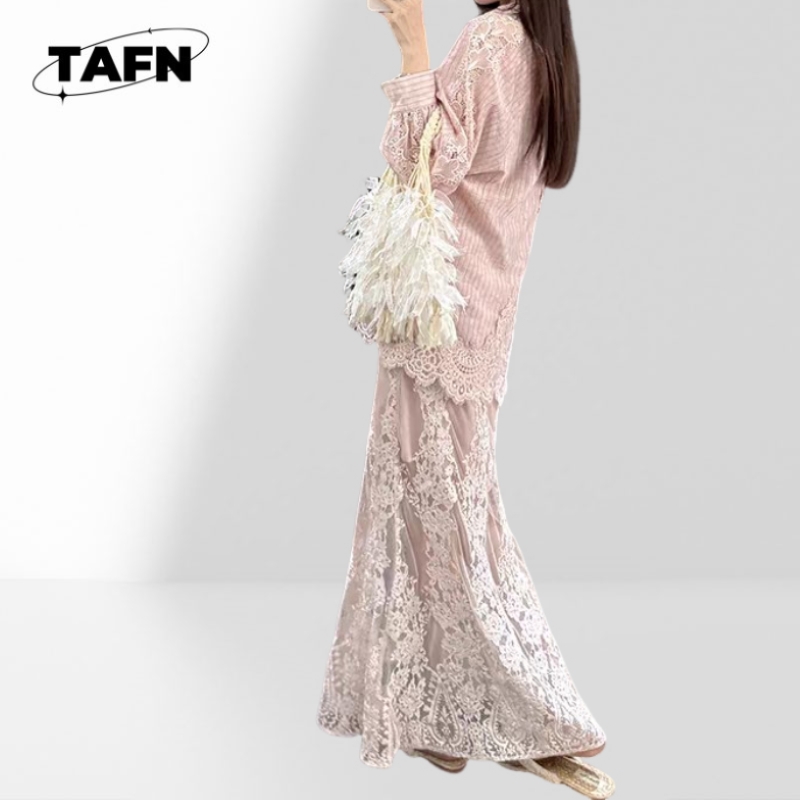 กระโปรงแฟชั่นสตรี กระโปรงผ้าเน - Women'S Formal Wear Blouse บทวิจารณ์และราคา